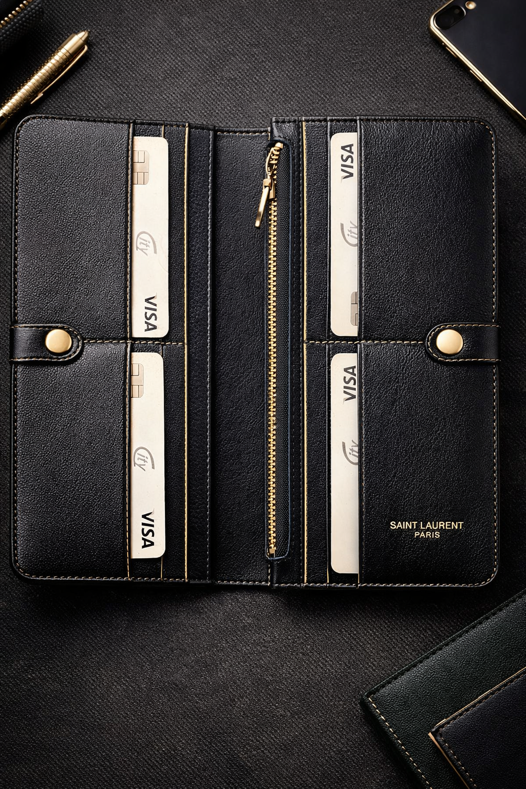 A2M Premium Leather Wallet – স্টাইলিশ ও টেকসই জেন্টস ওয়ালেট