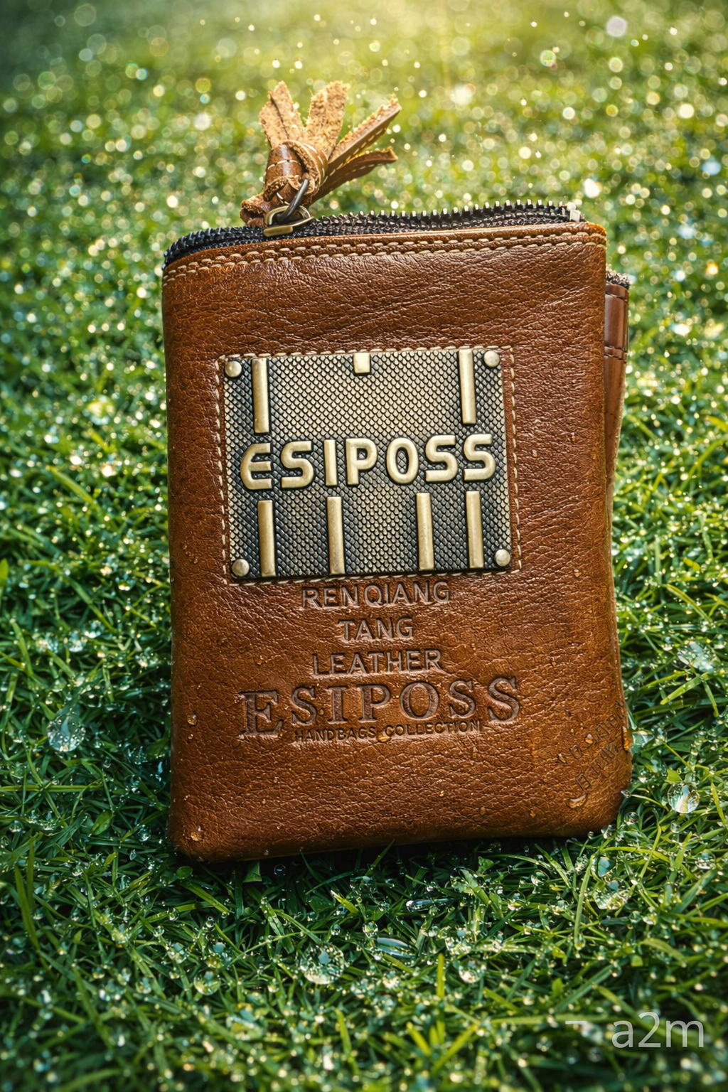 Premium Leather Mini Zipper Wallet – ESIPOSS Style