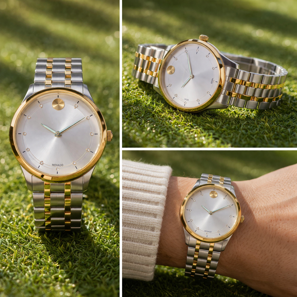 Elegant Movado wrist watch