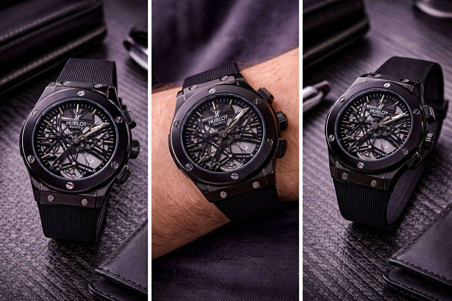 Hublot skeleton watch