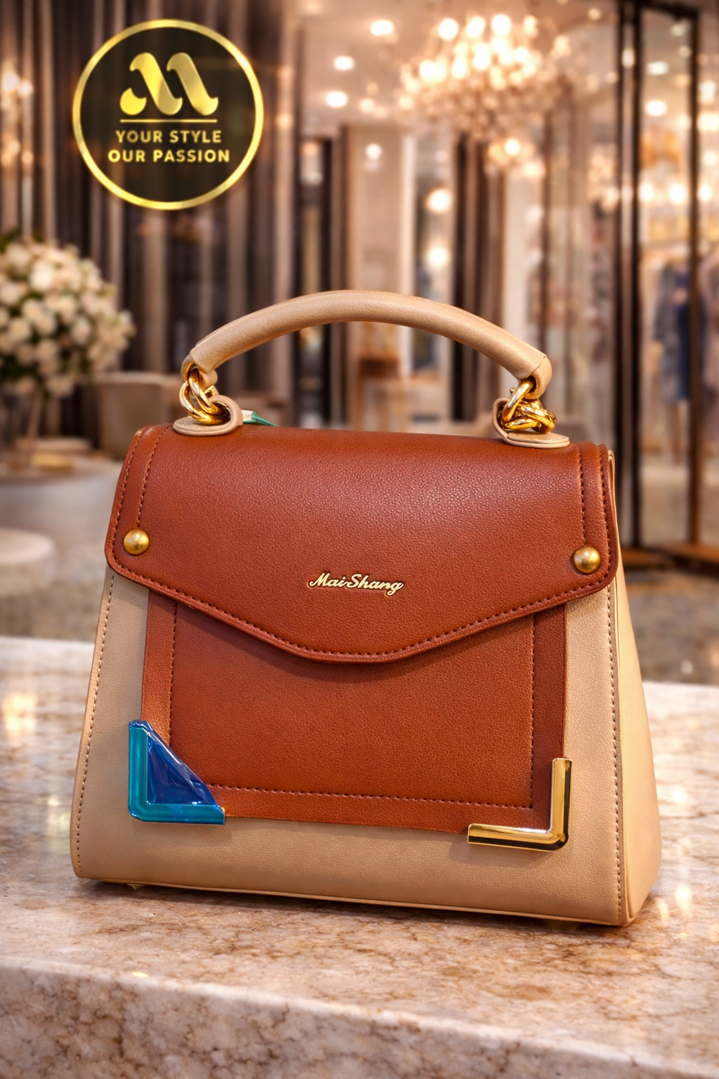 Mai Shang luxury handbag showcase