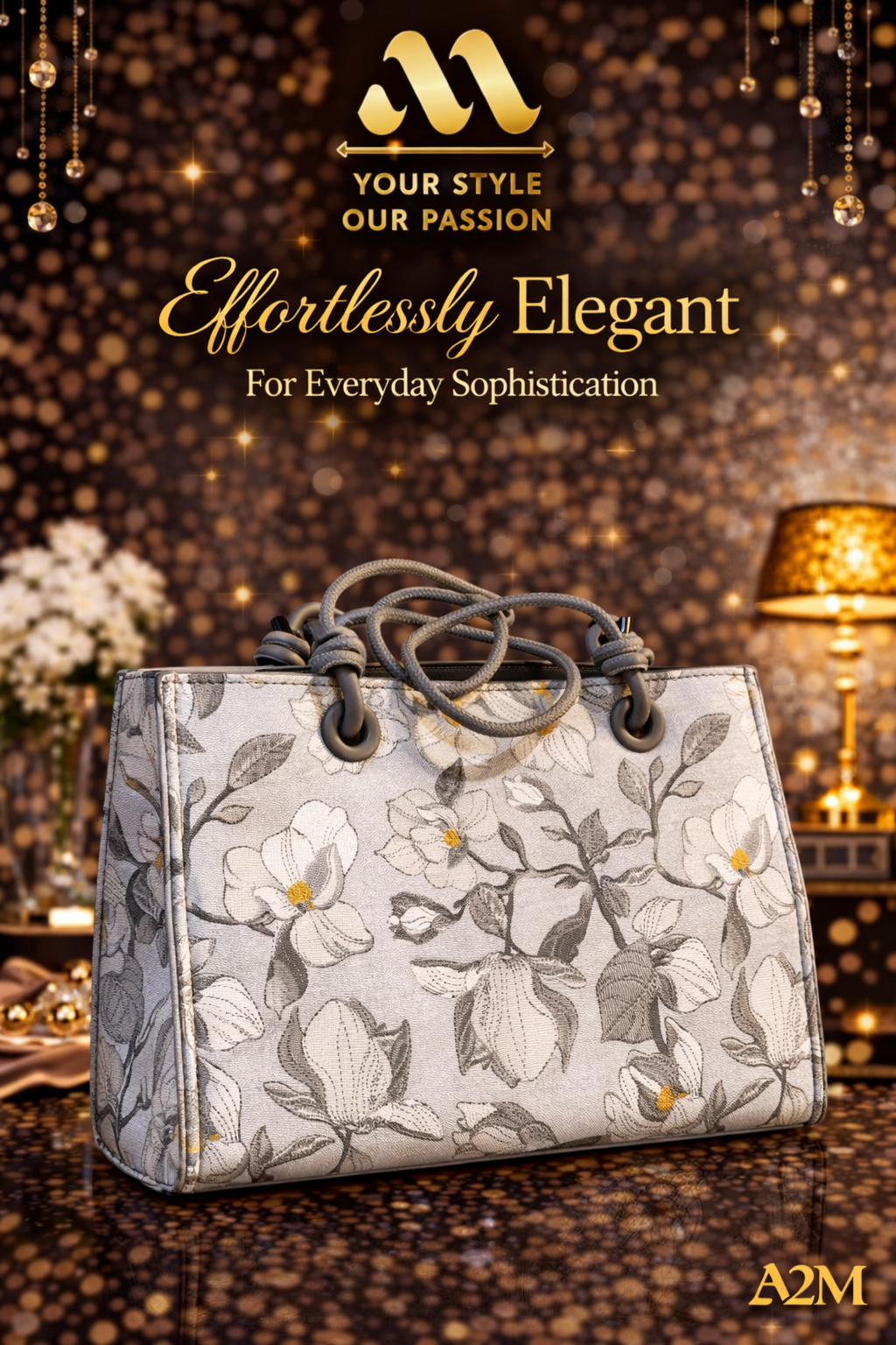 Elegant floral handbag with crystal accents.png